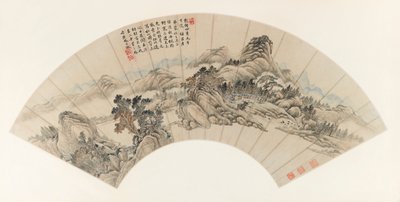 Herbstberge für Jichang, 1739 von Yudong Tang Dai